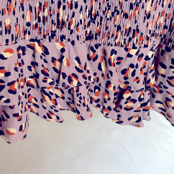 Lavender leopard mini dress - Picture 3 of 5